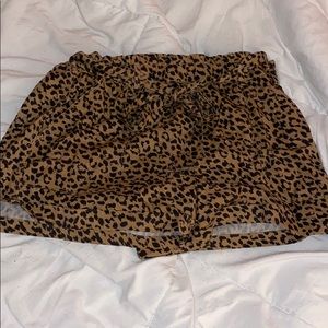 Aerie cheetah print shorts